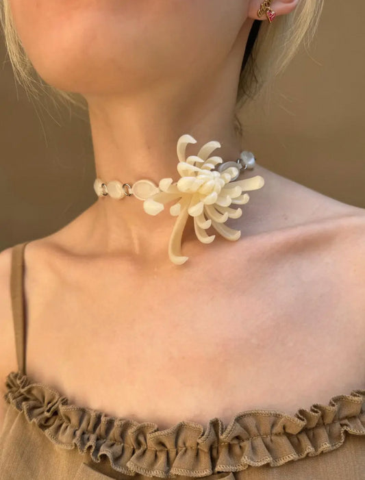 Floral Choker Necklace