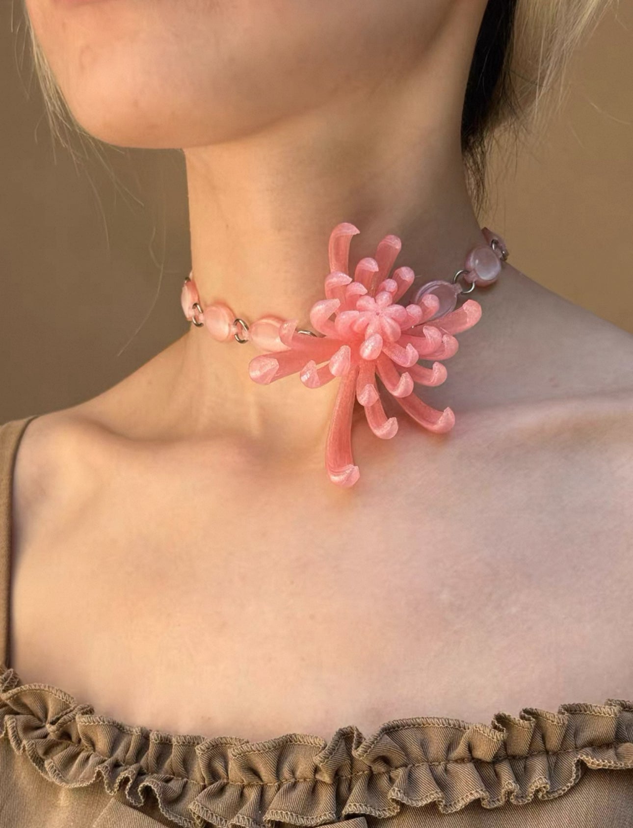 Floral Choker Necklace